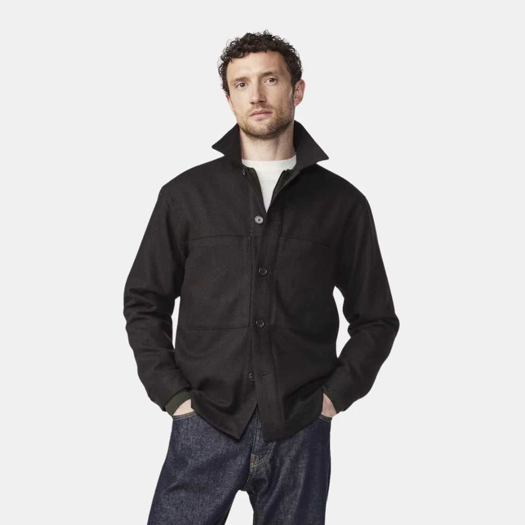 Isak 1630 Wool Blend Overshirt