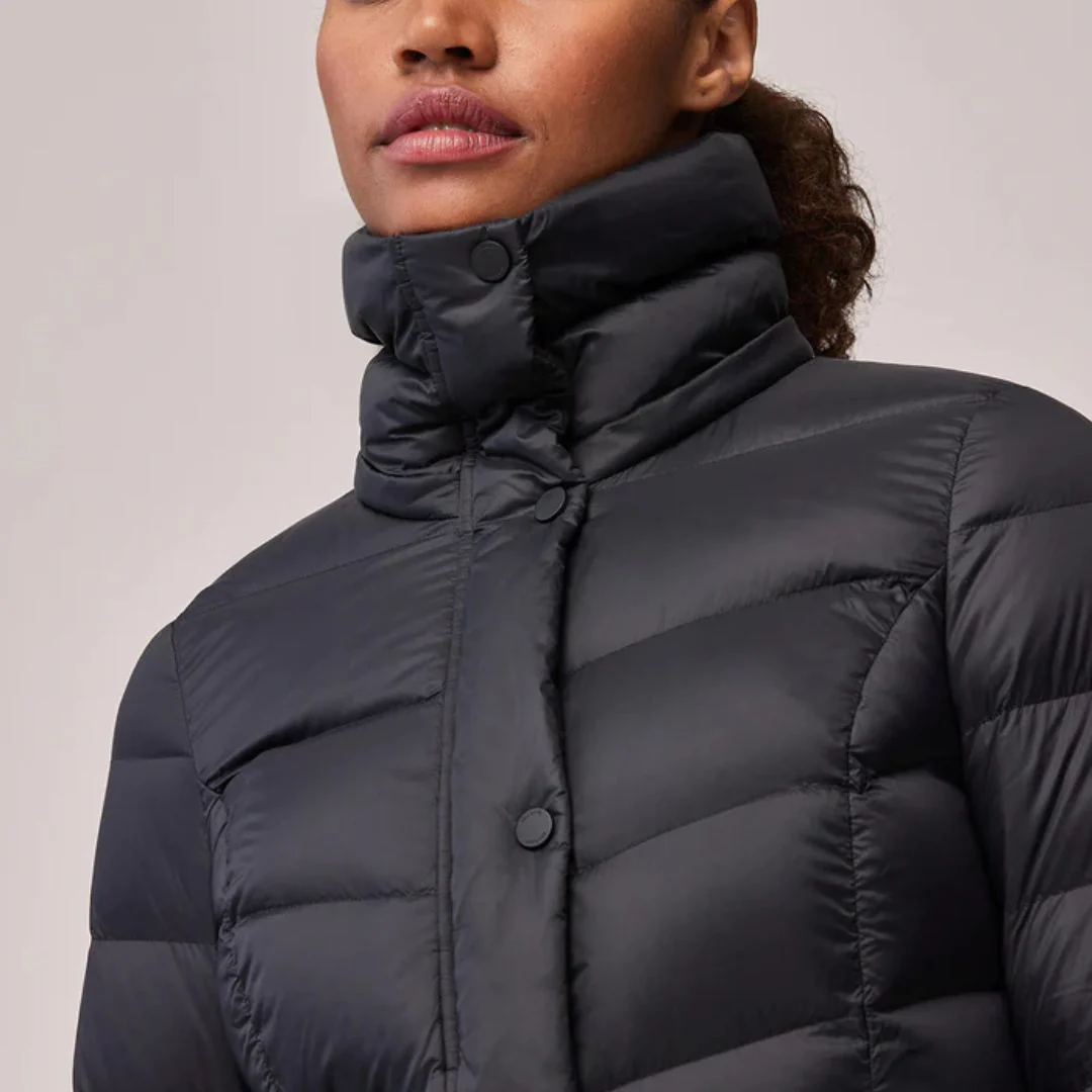 Ivana Down Coat (Black) - Image 4