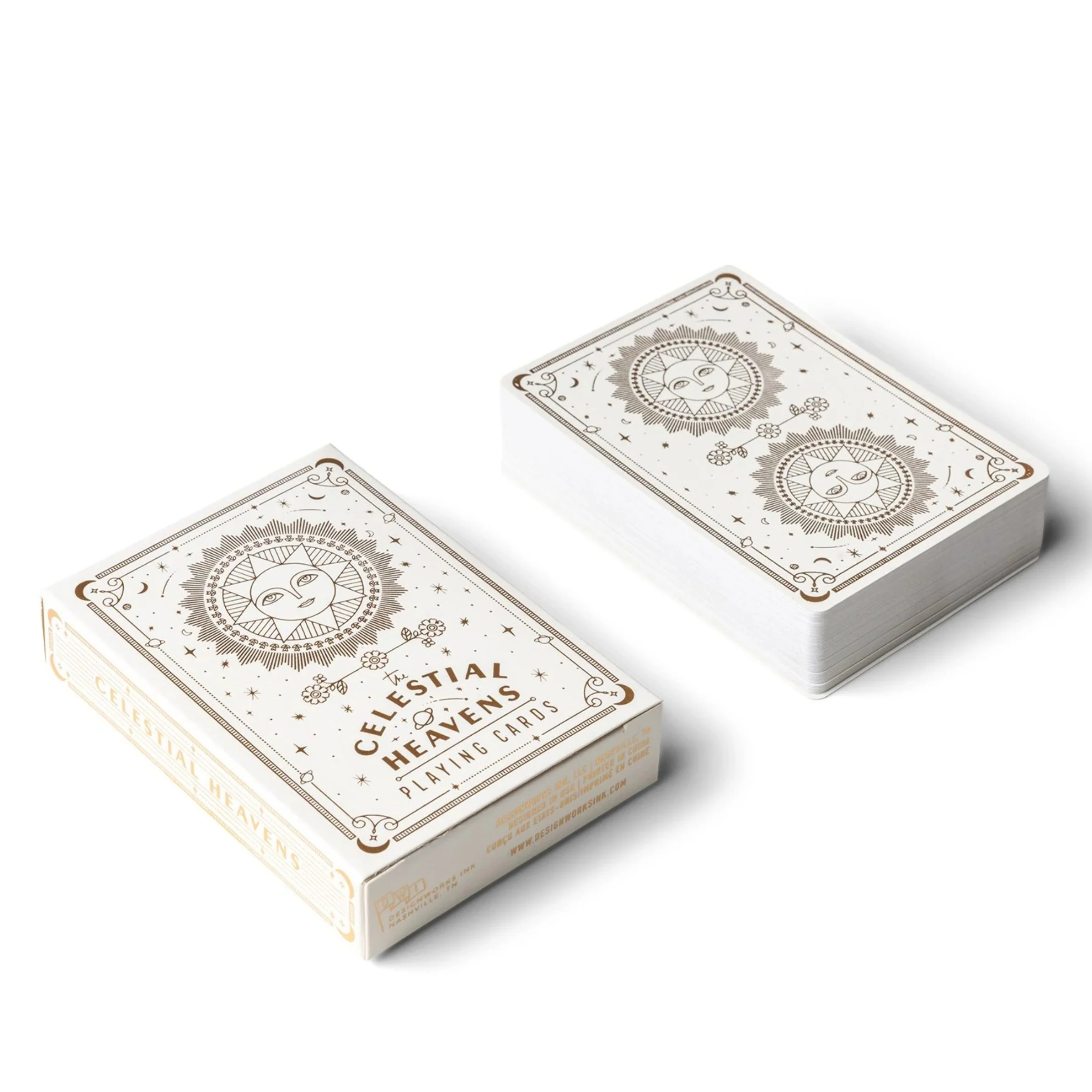 Ivory "Celestial Heavens" Playing Cards