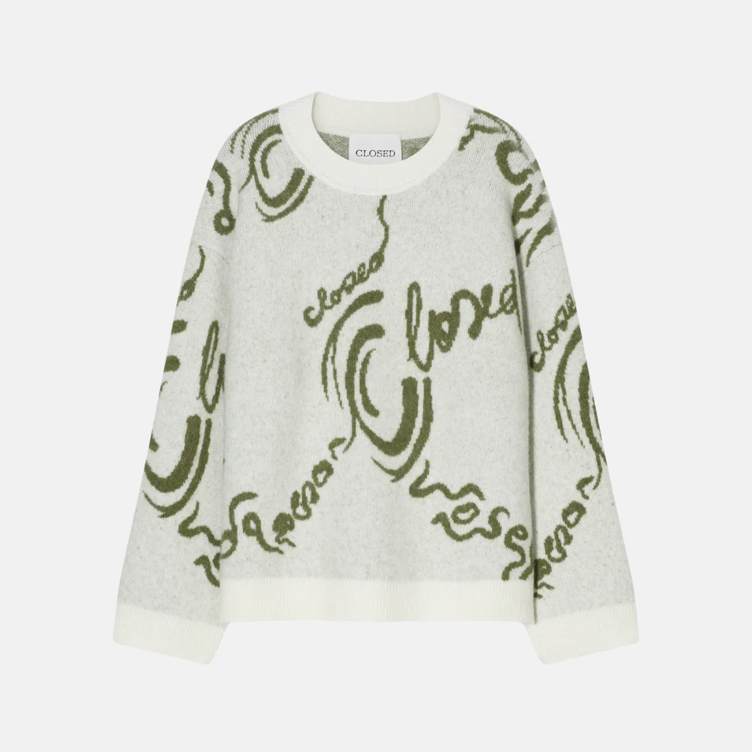 Jacquard Pullover (Ecru) - Image 7