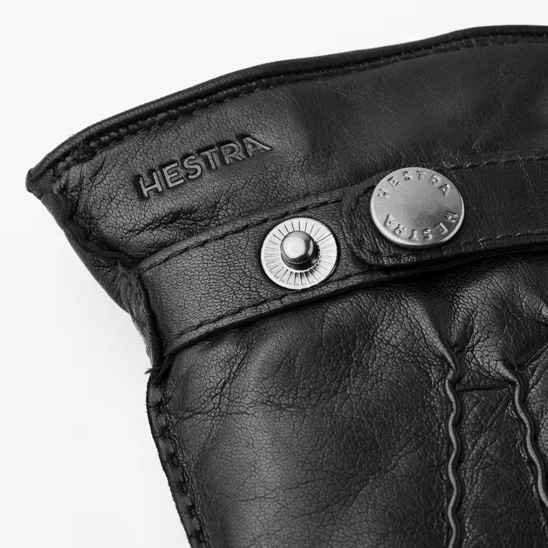 Jake Leather Gloves (Black) - Image 2