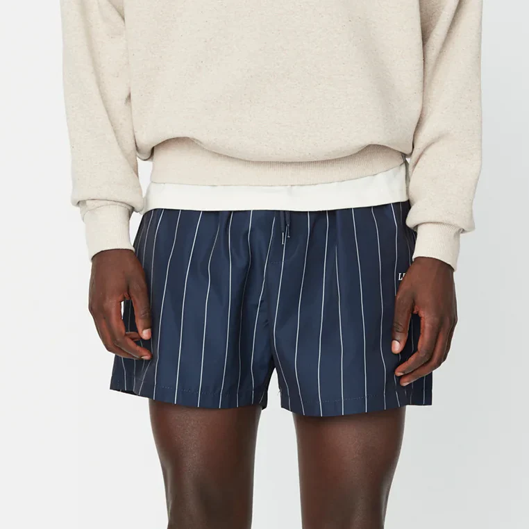 Jake Track Shorts (Dark Navy + Ivory) - Image 2