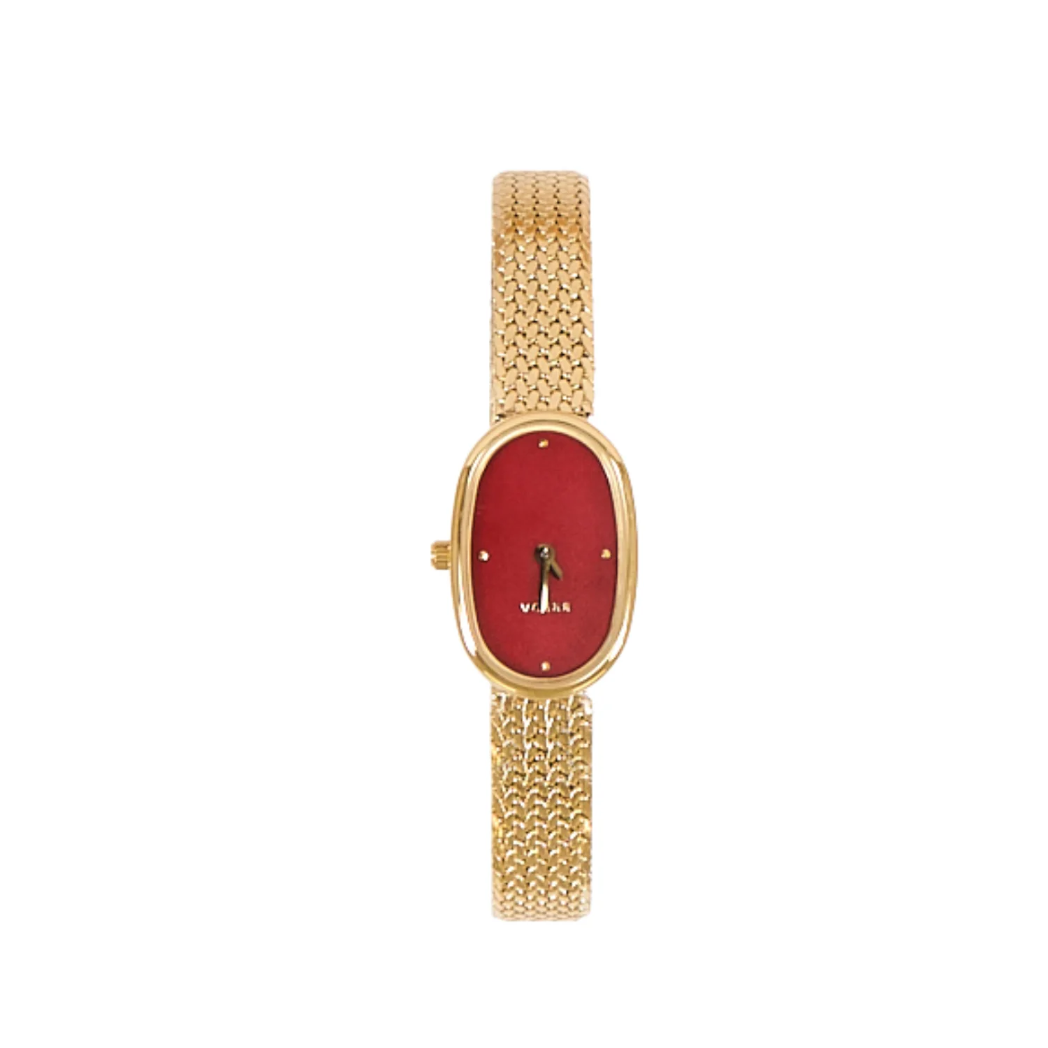 Mini Jane Tethered Watch (Gold + Red)