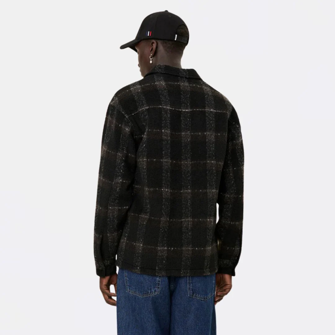 Jayce Overshirt 2.0 (Black + Charcoal) - Image 3