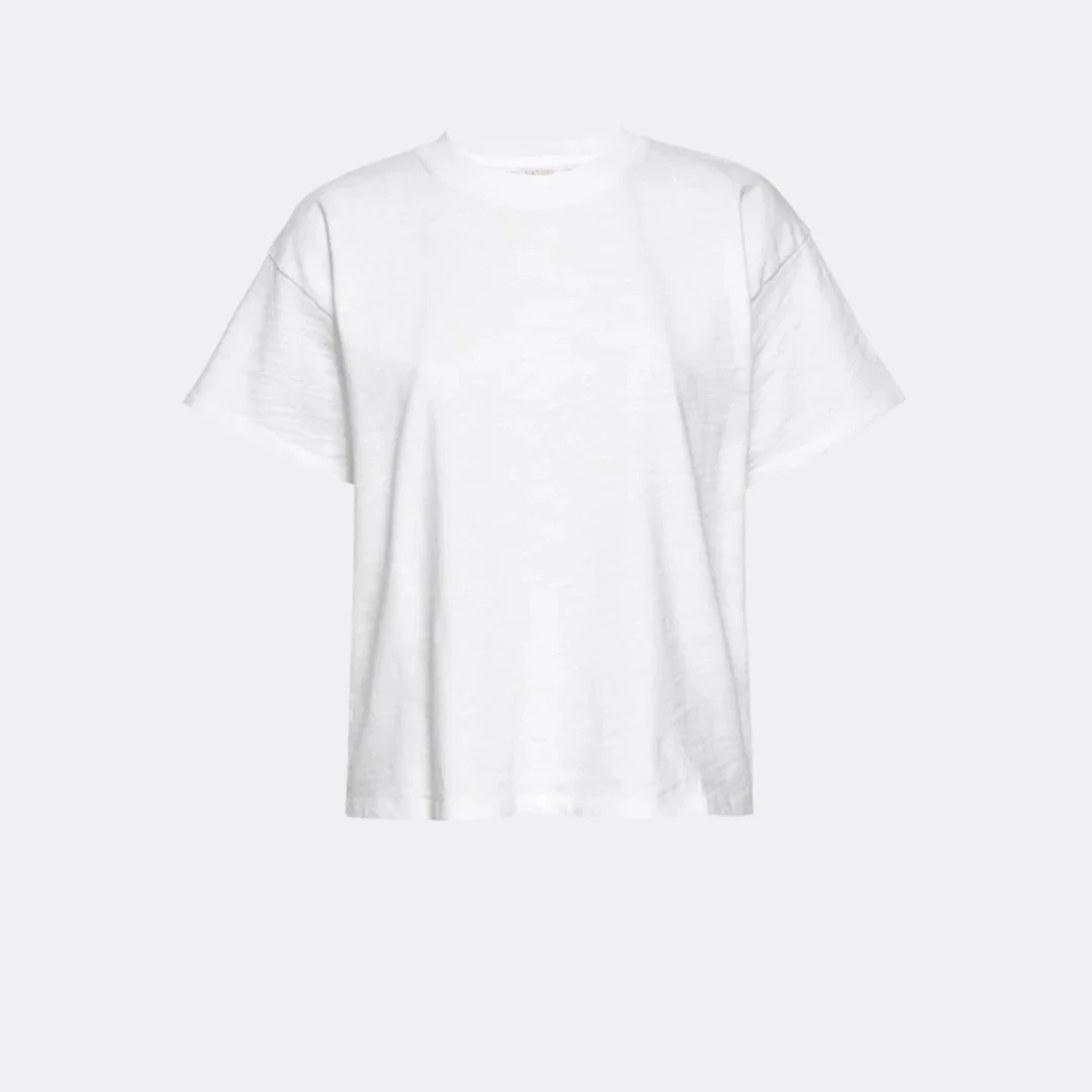 Jessa Boxy Crop Tee (Optic White) - Image 2