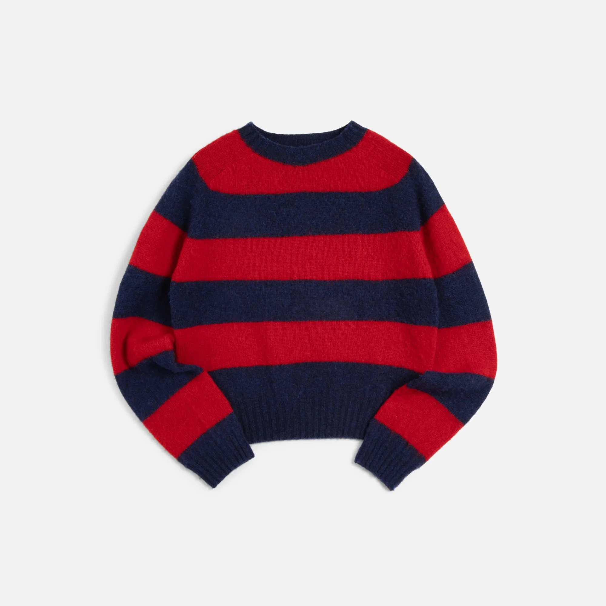 Jets Stripe Knit Sweater (Blue + Red) - Image 5