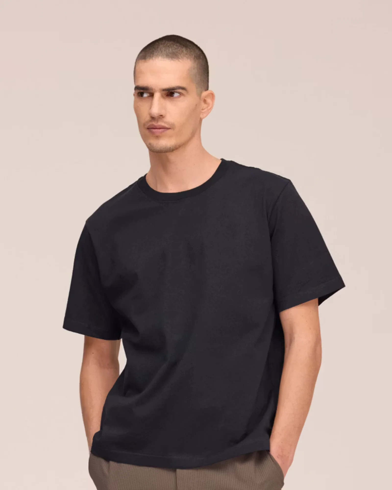 Jett 30026 Water-Based Print Tee (Black)