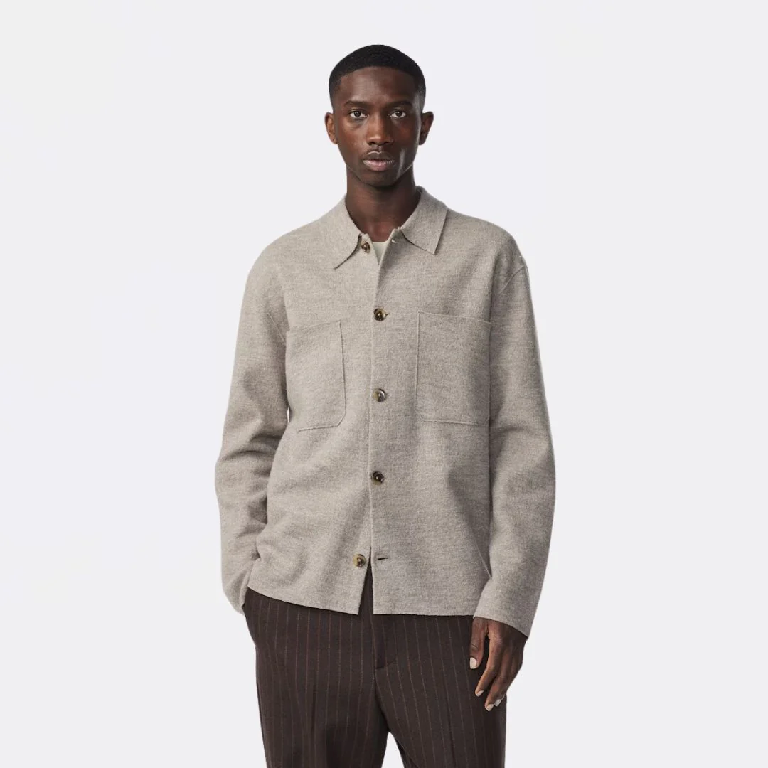 Jonas 6398 Boiled Merino Wool Overshirt - Image 7