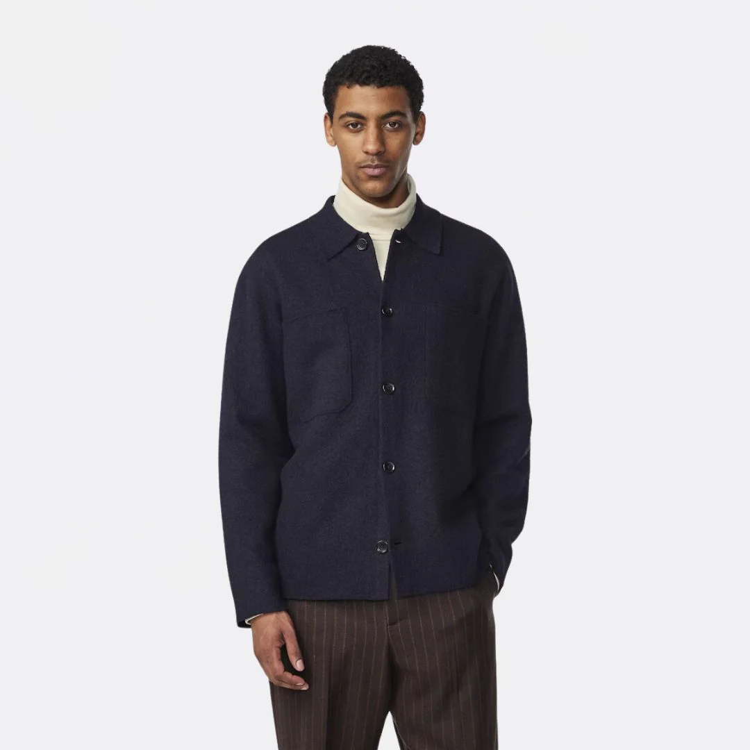 Jonas 6398 Boiled Merino Wool Overshirt - Image 8