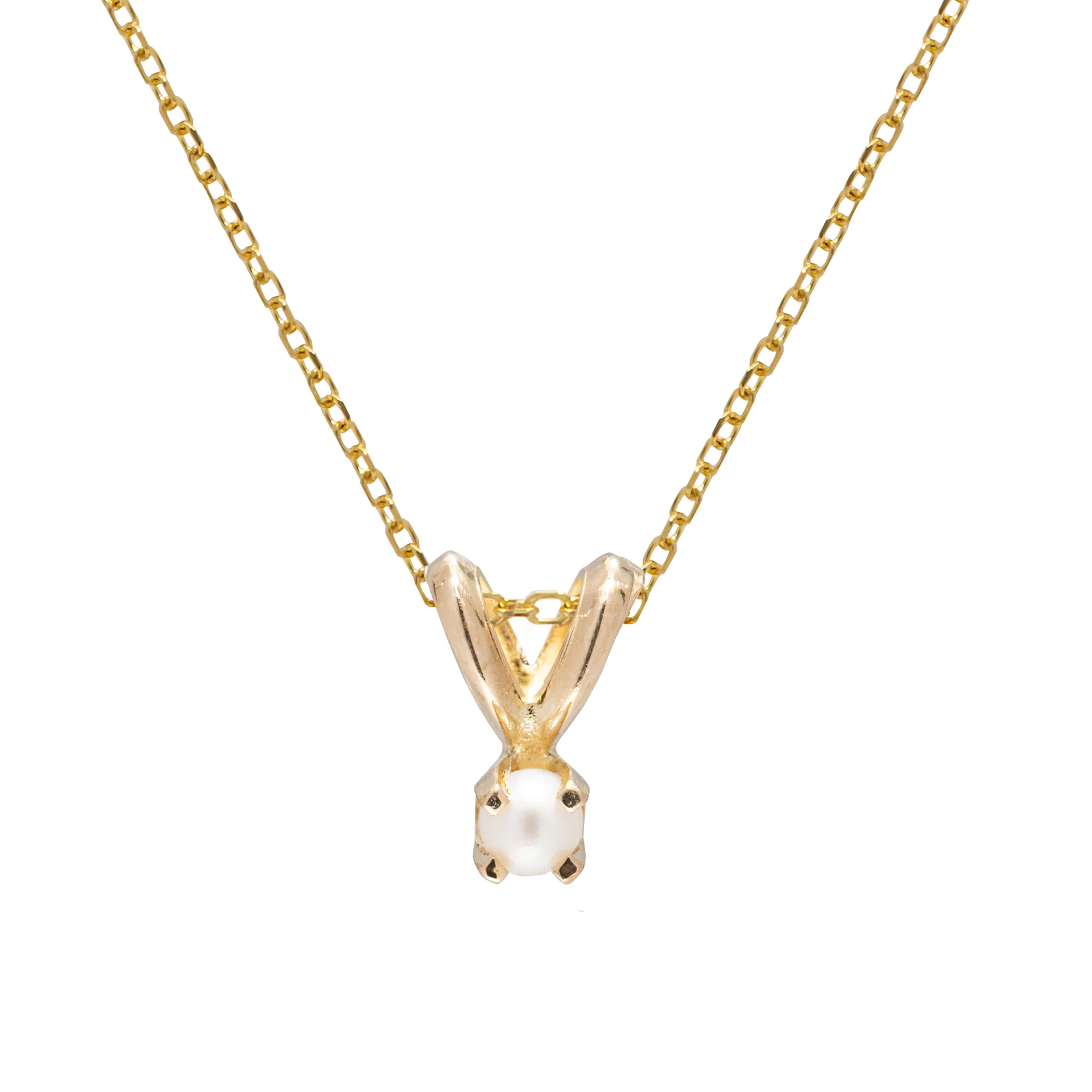Birthstone Pendant - June Pearl