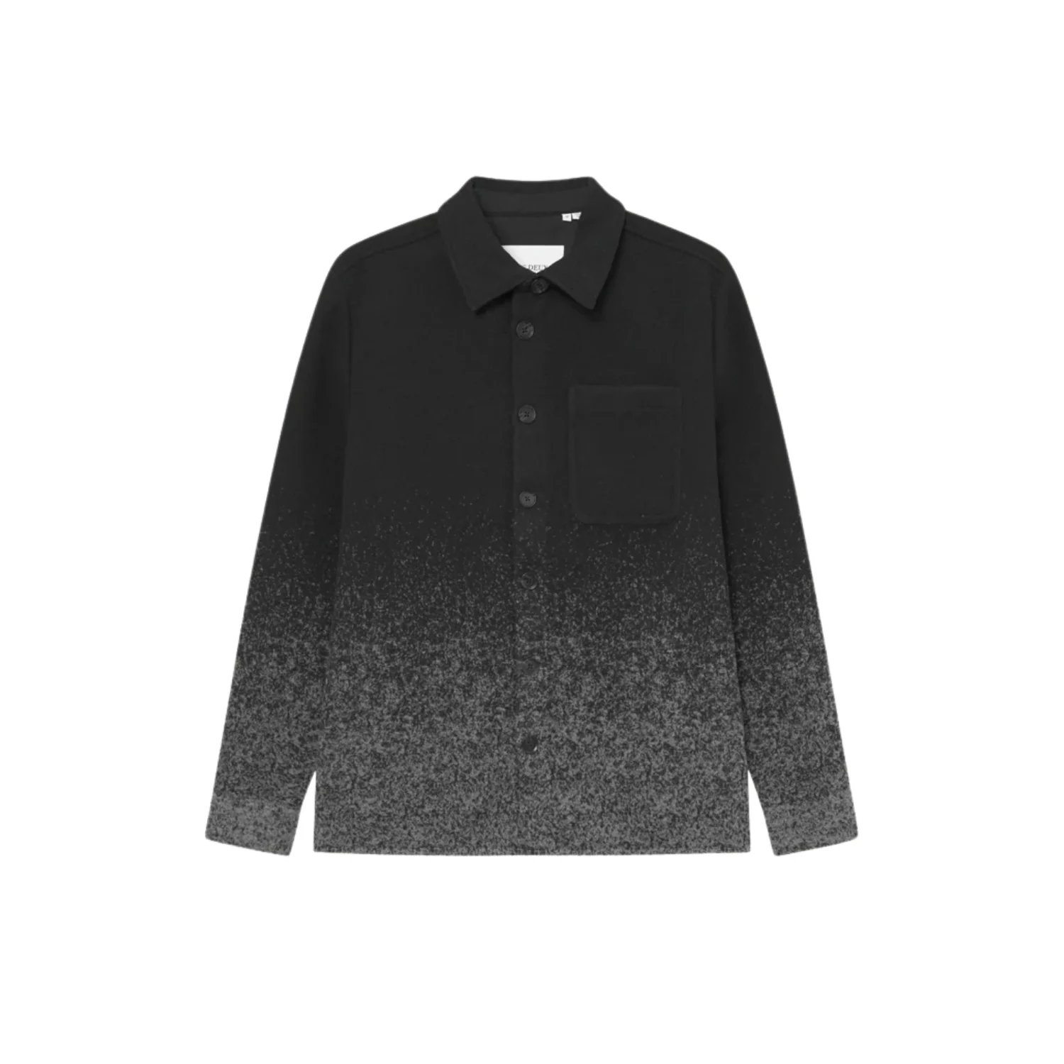 Kaleb Faded Overshirt (Grey Melange)