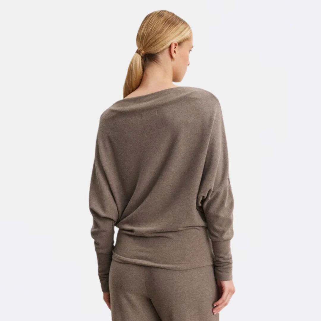 Kashmir Knit Pullover (Mocha) - Image 2