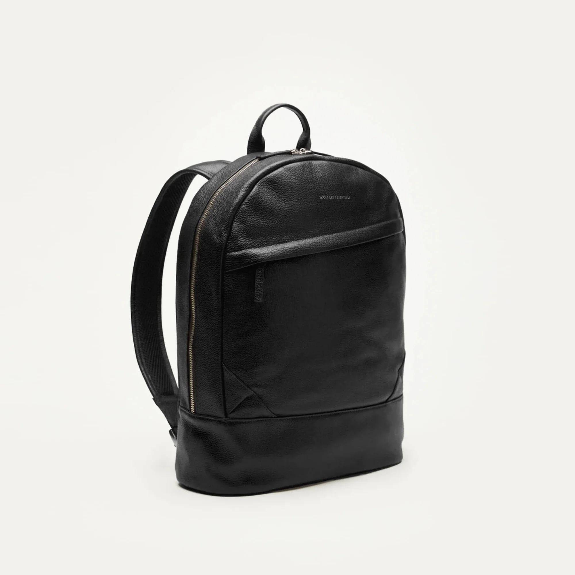 Kastrup Pebble-Grained Leather Backpack (Black) - Image 2