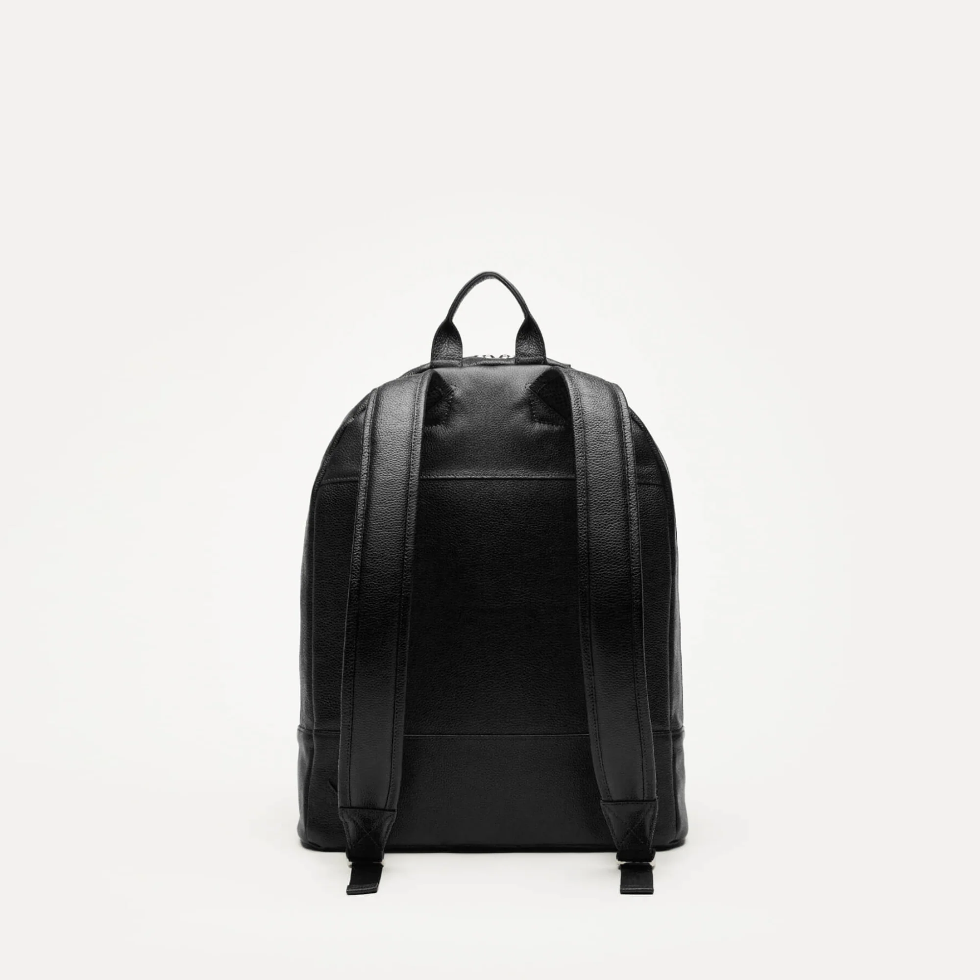 Kastrup Pebble-Grained Leather Backpack (Black) - Image 3