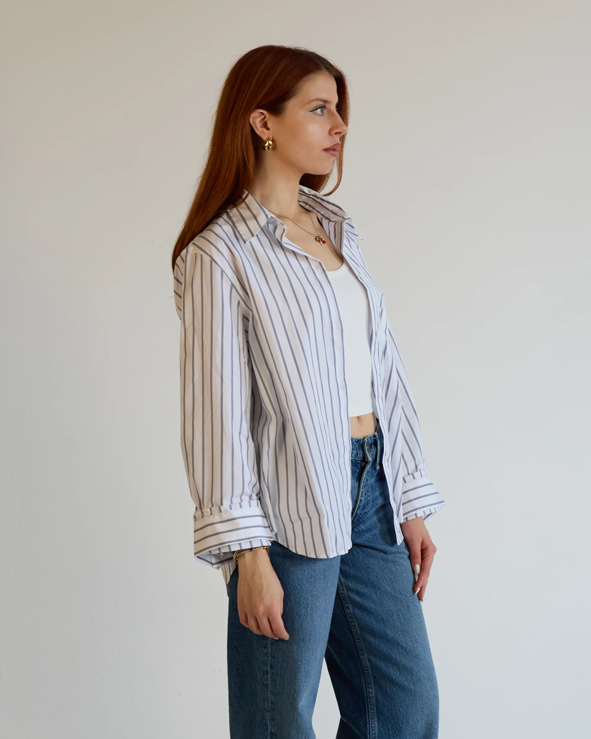 Kat 5163 Stripe Regular Length Shirt - Image 2