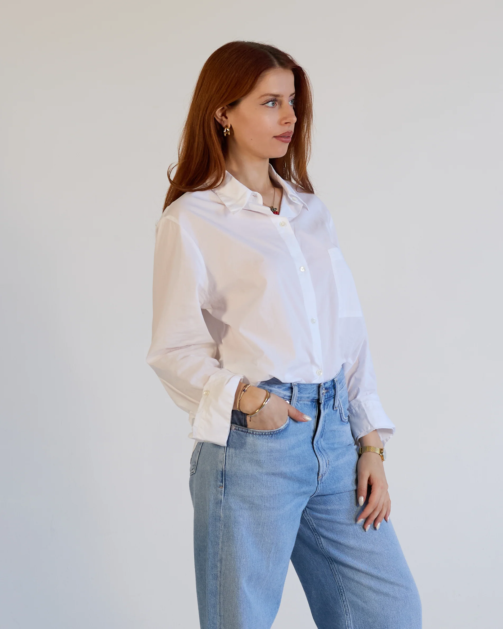 Kat 80s Poplin Shirt - Image 6