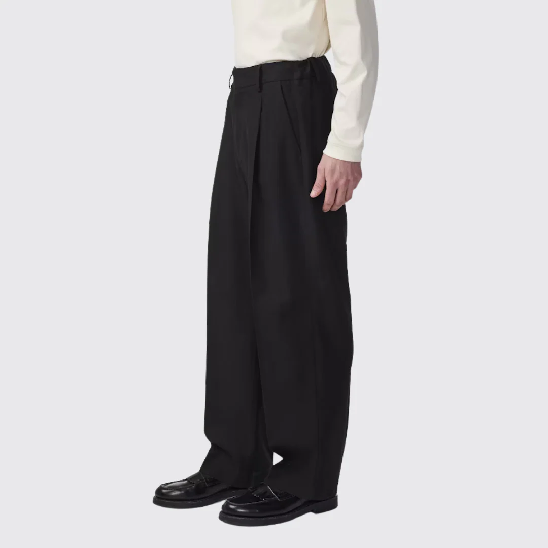 Kay 10003 Relaxed Fit Linen Blend Trouser - Image 4