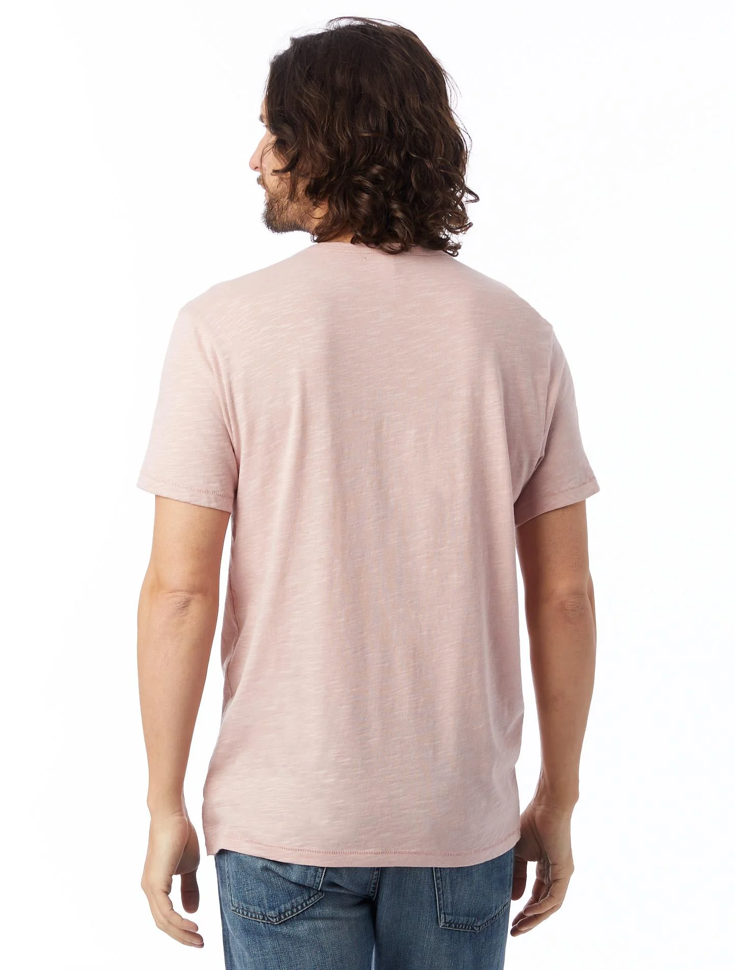 Keeper Weathered Slub Tee (Rose) - Image 4