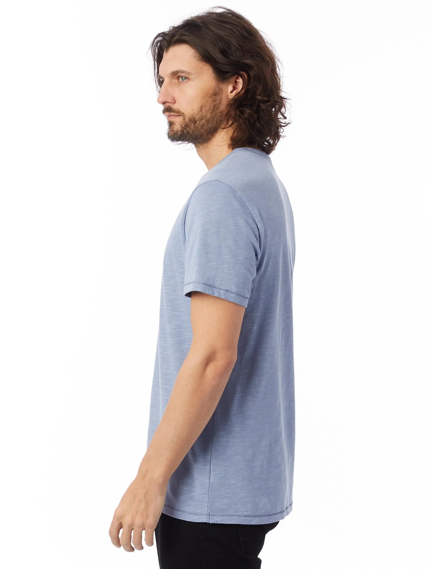 Keeper Weathered Slub Tee (Stonewash Blue) - Image 2