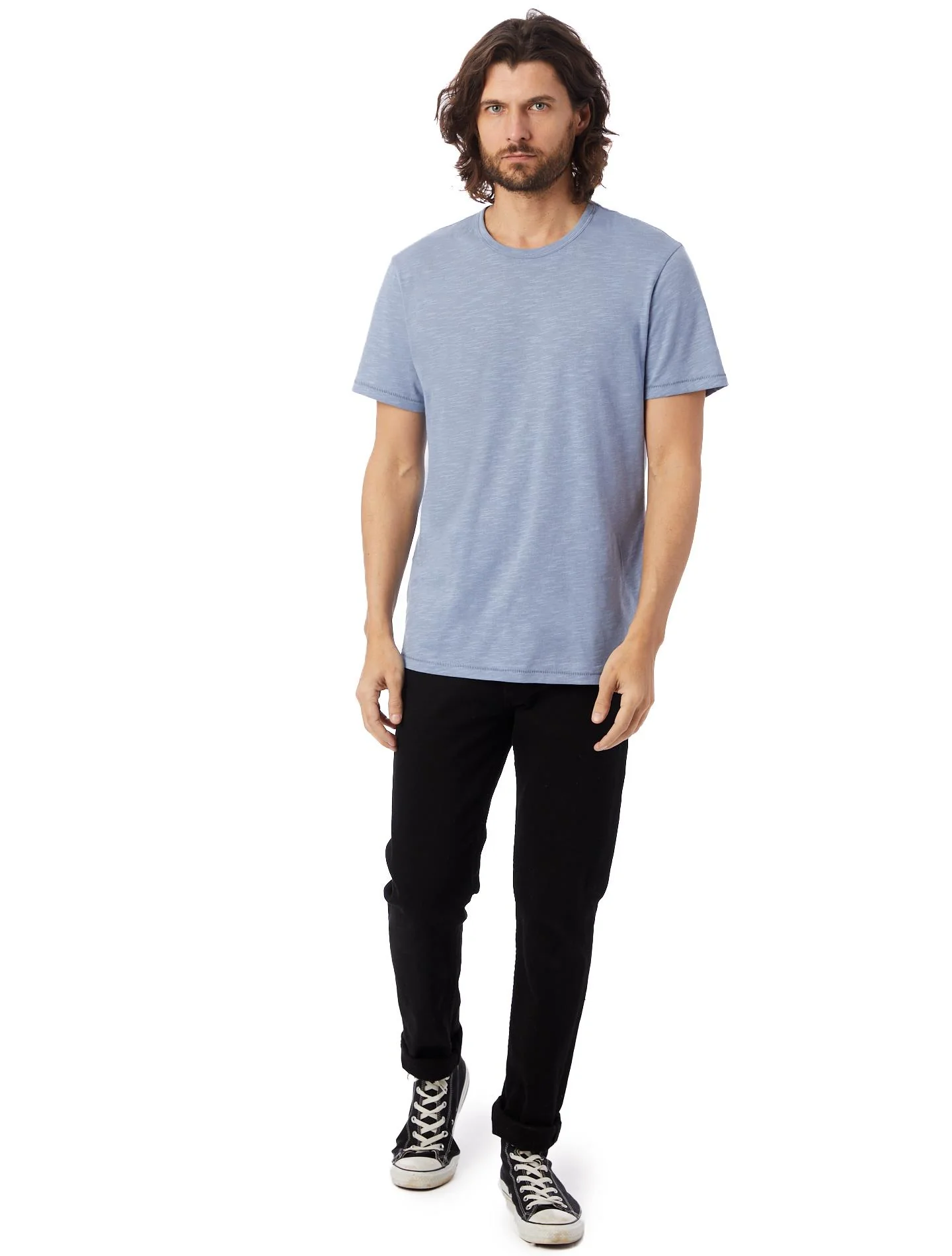 Keeper Weathered Slub Tee (Stonewash Blue) - Image 3