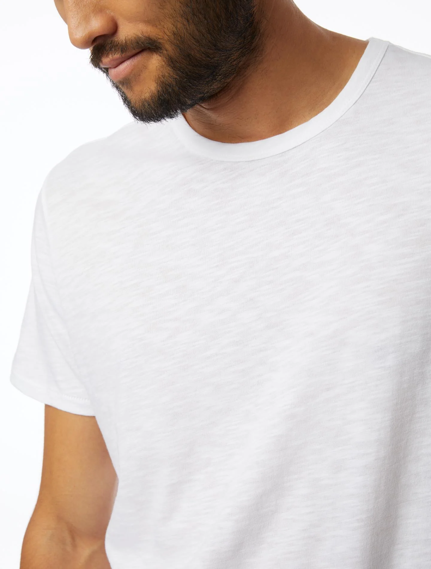 Keeper Weathered Slub Tee (White) - Image 4