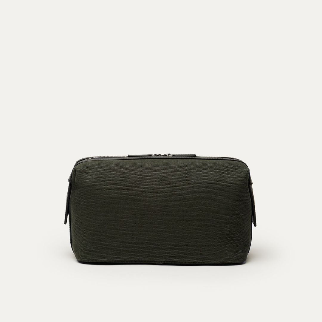 Kenyatta Canvas Toiletry Bag (Green) - Image 2