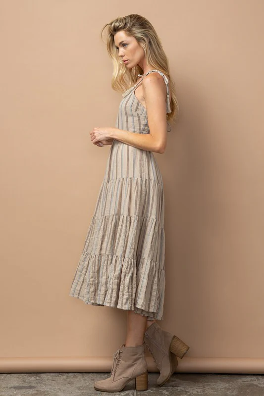 Khaki Multi Dress - Image 6