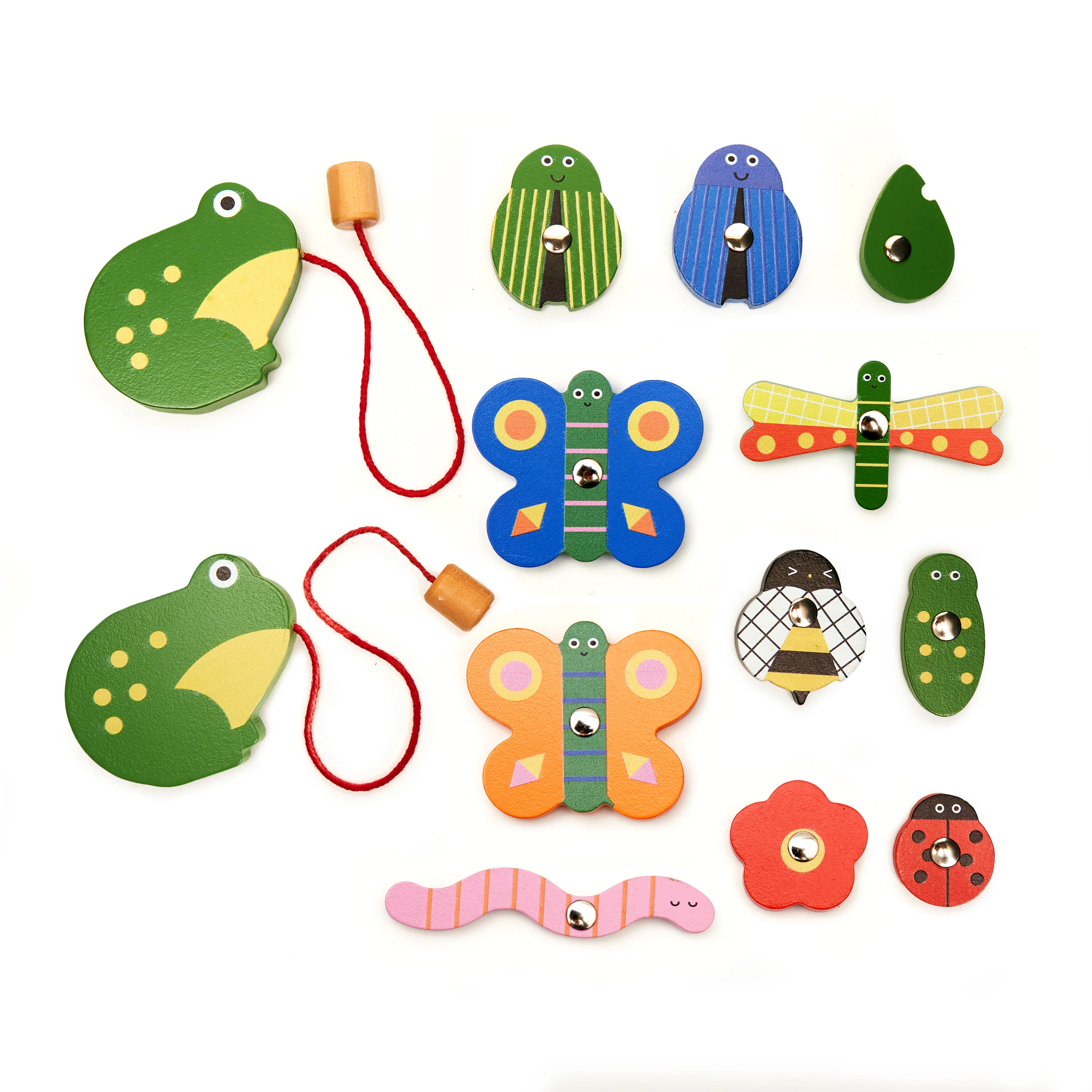 Kidoki Catch a Bug Wooden Fishing Game - Image 2