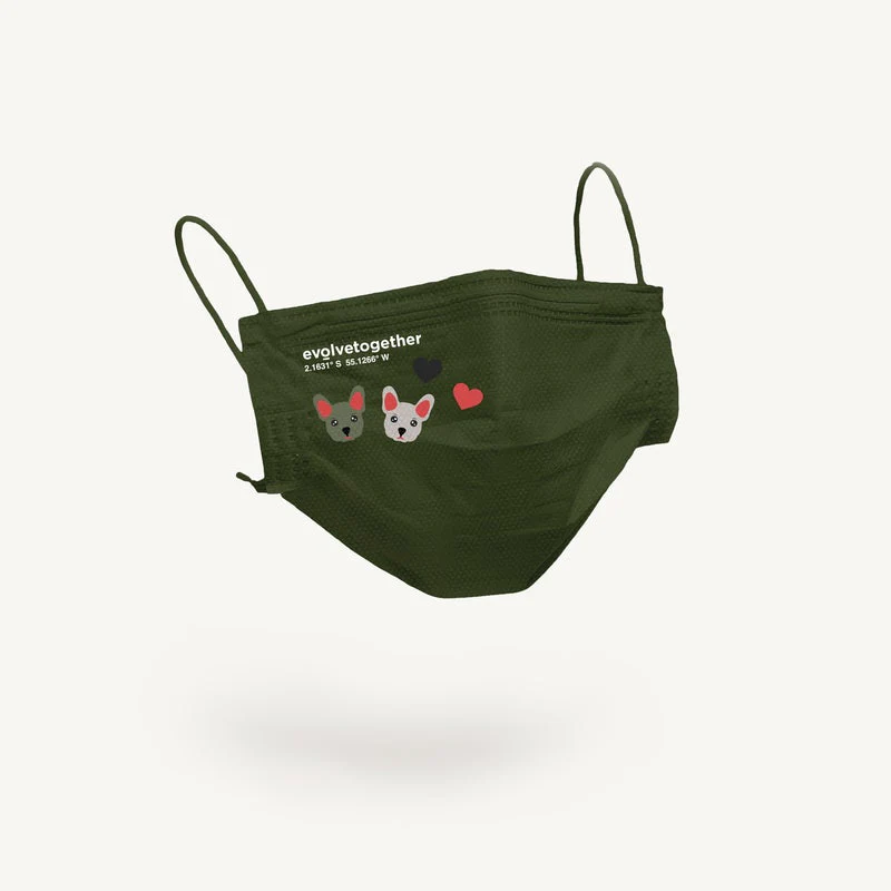 Kids Face Mask 30 Pack (Green) - Image 2