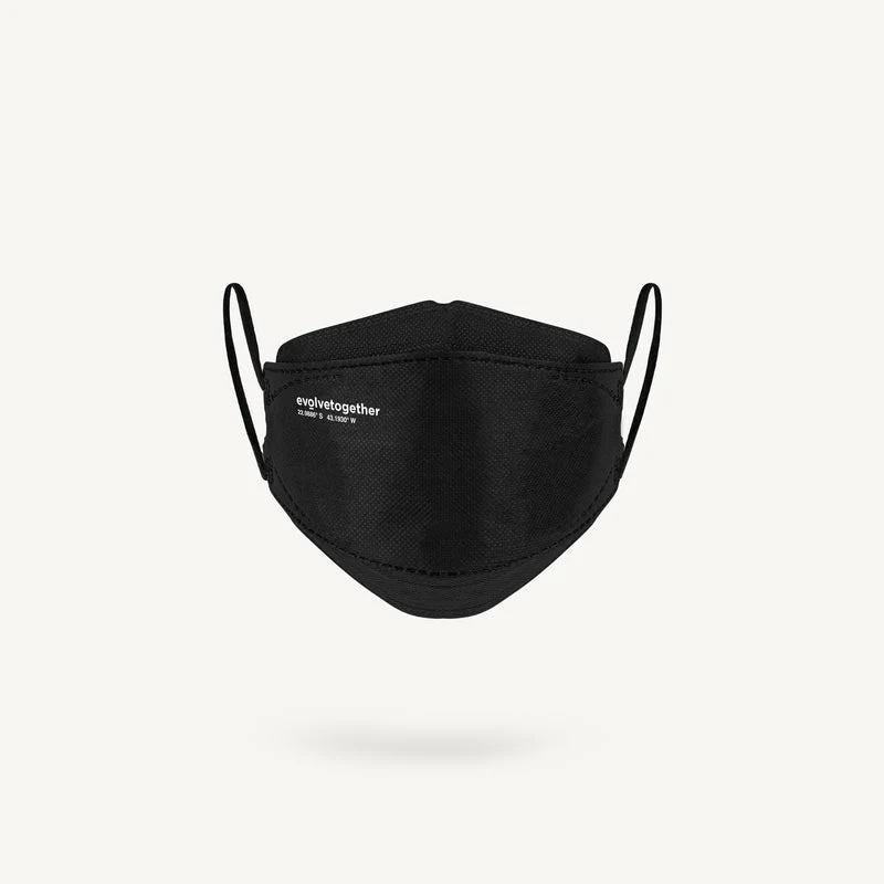 Kids KN95 Face Mask 5 Pack (Black) - Image 2