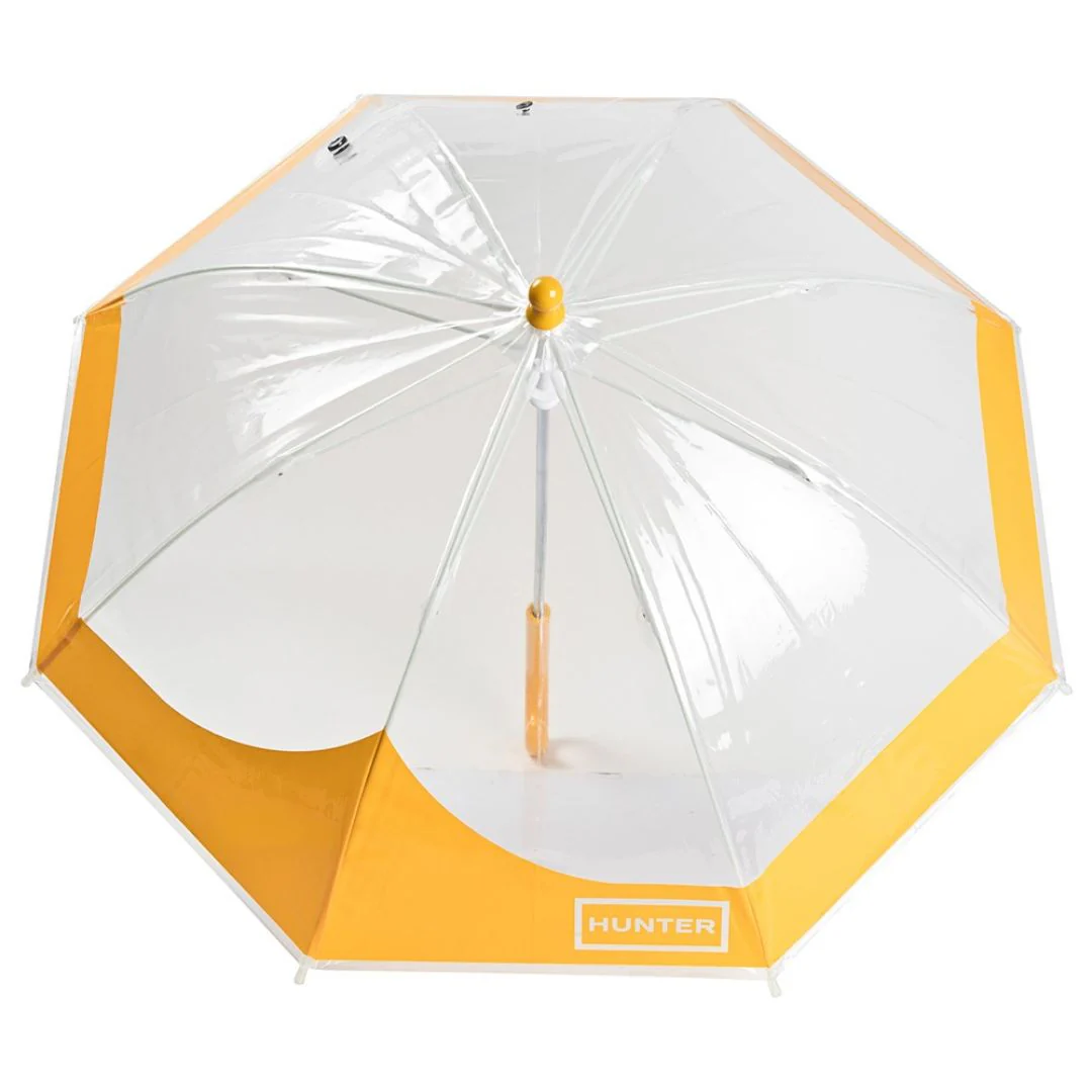 Kids Moustache Bubble Umbrella (Yellow) - Image 2