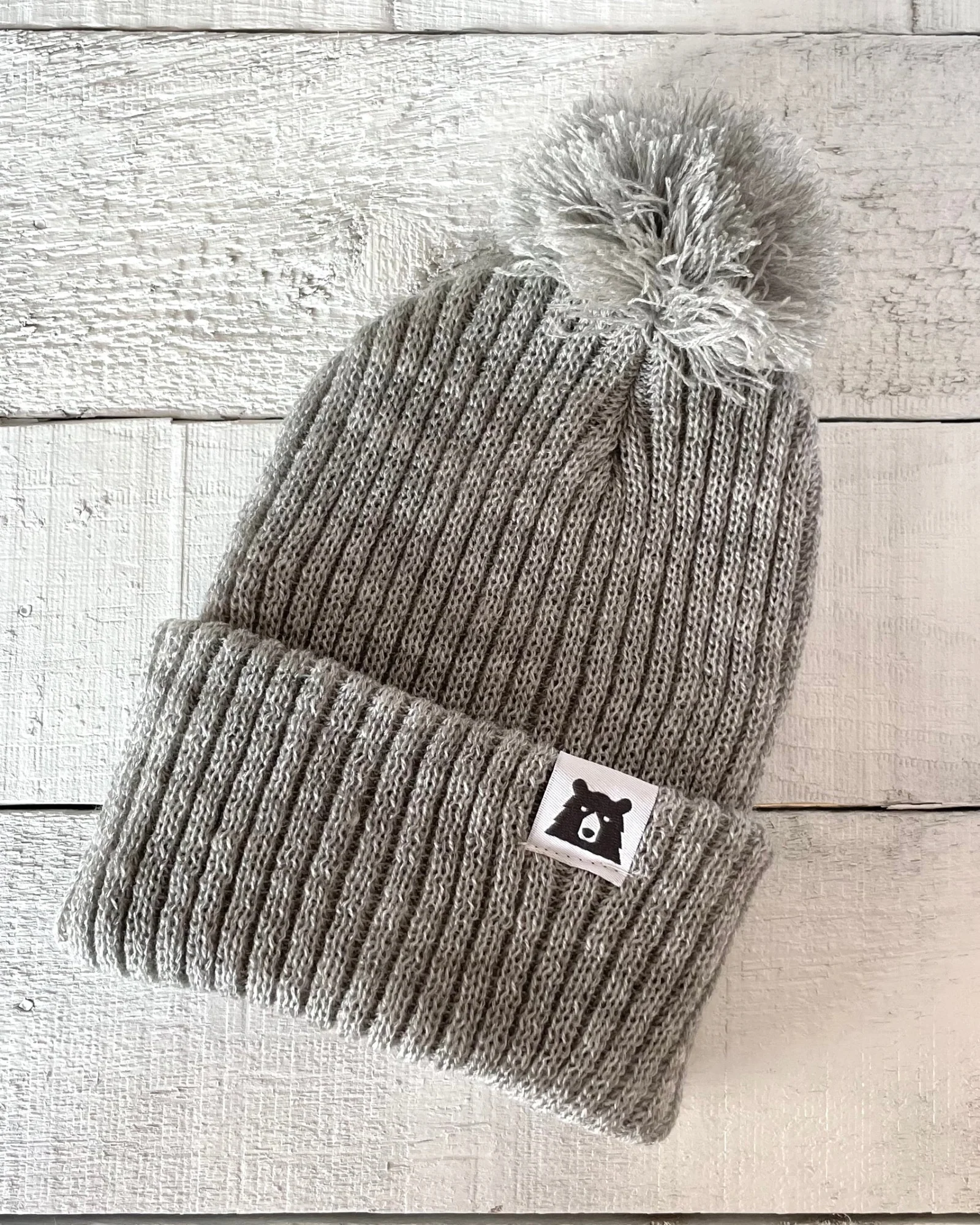 Kids Toboggan Pom Toque - Image 2