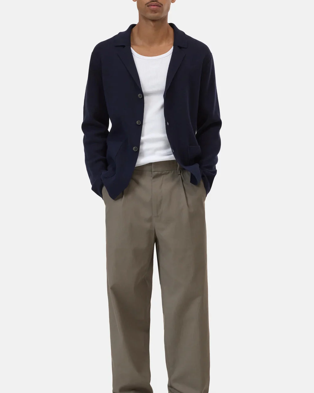 Knitted Blazer (Dark Night) - Image 4