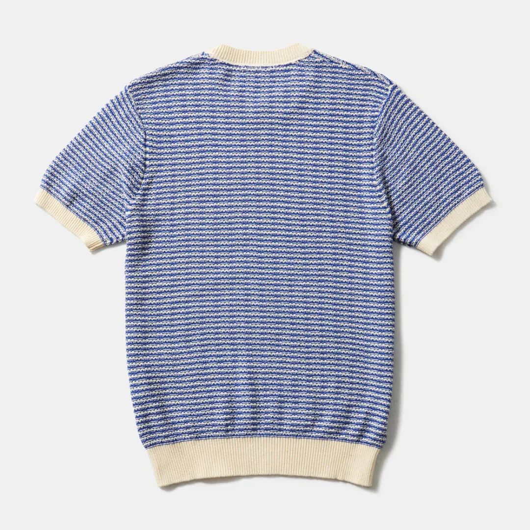 Knitted T-Shirt (Dark Blue) - Image 4