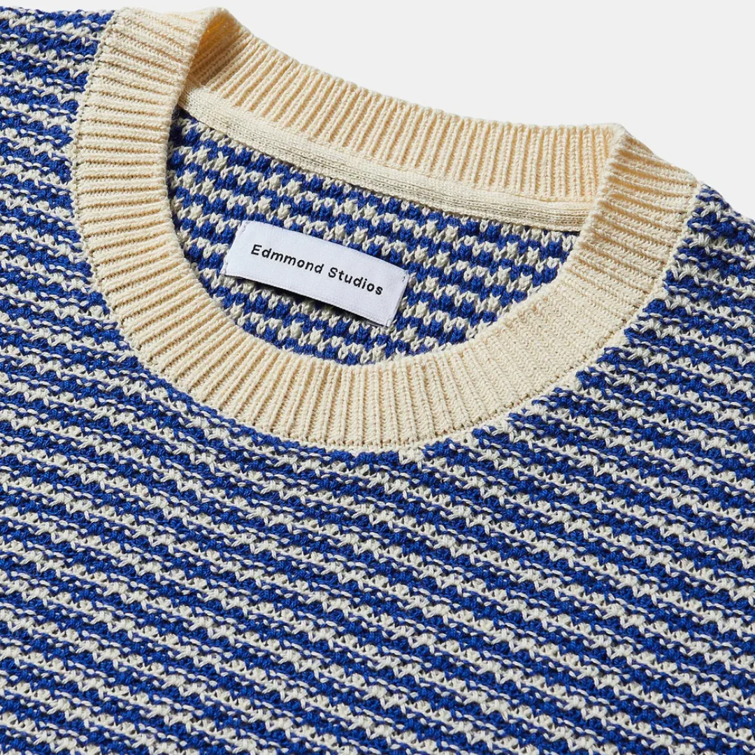 Knitted T-Shirt (Dark Blue) - Image 5