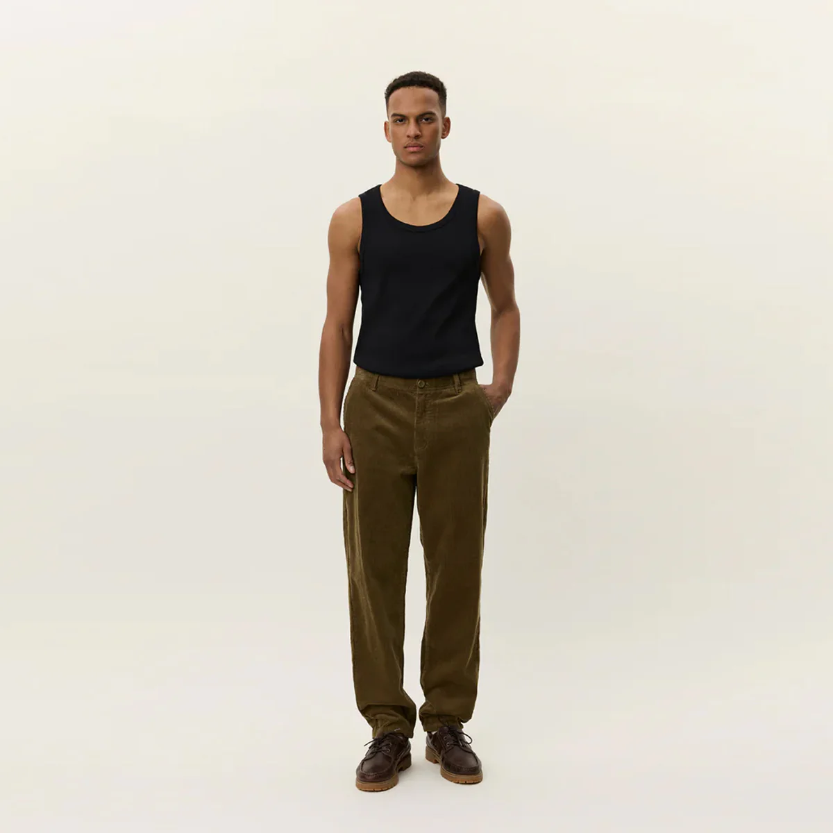 Kody Corduroy Pants (Military Olive)