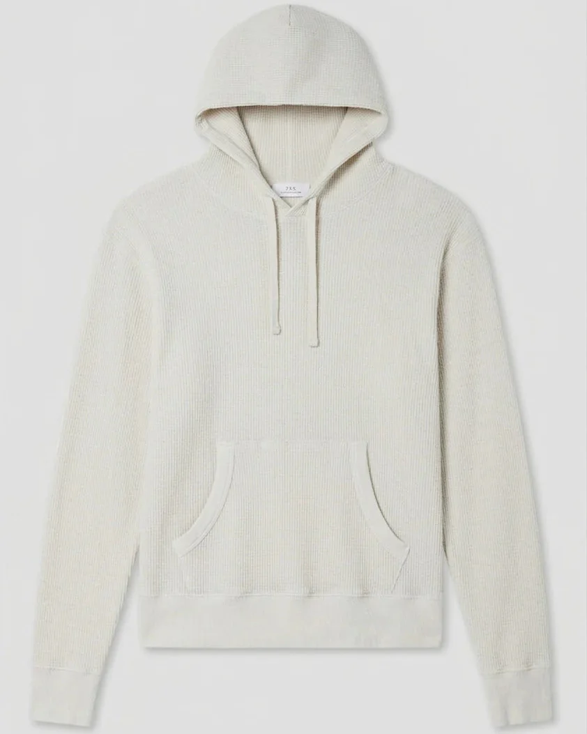 L/S Waffle Pullover Hoodie (Ash)