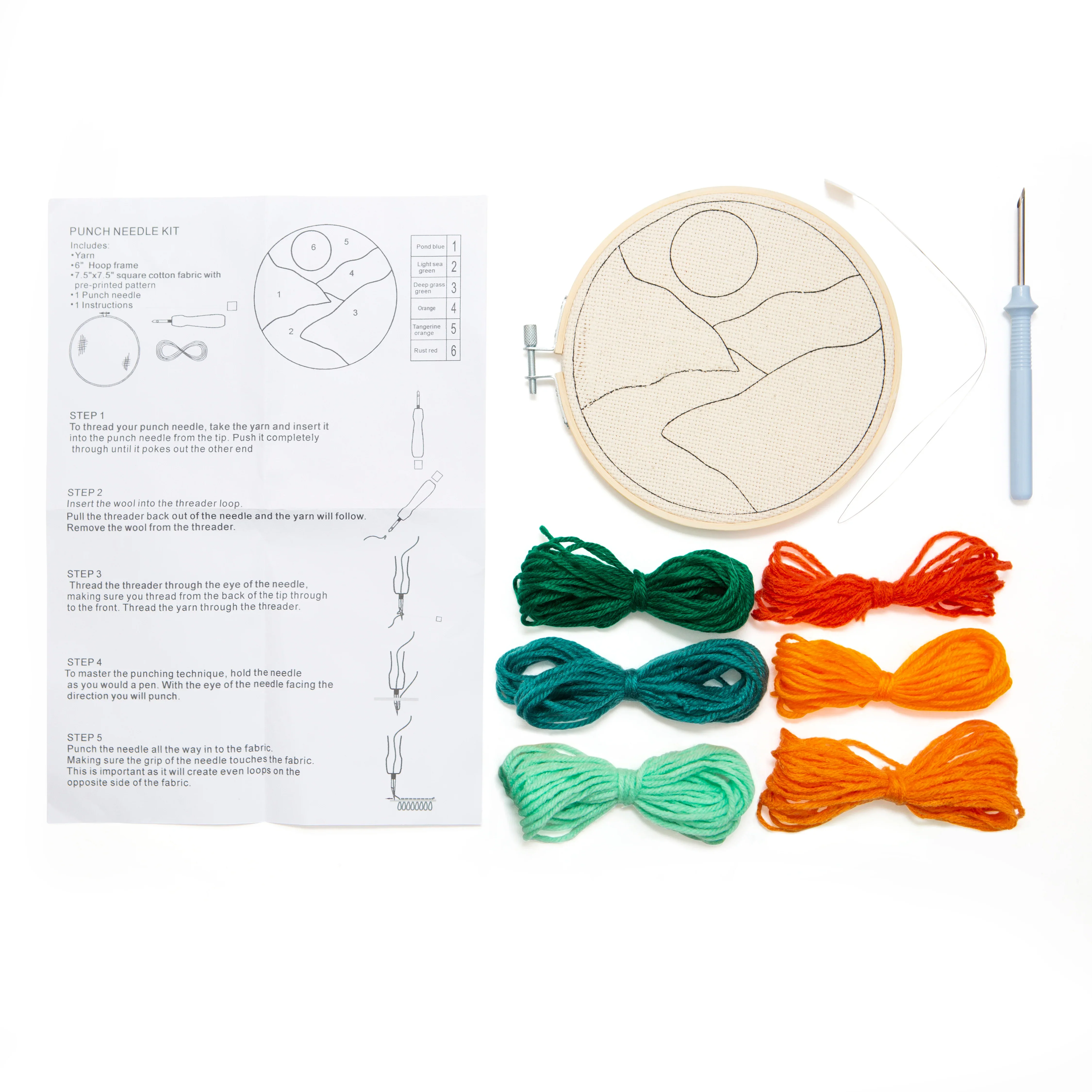 Landscape Punch Needle Kit - Image 3