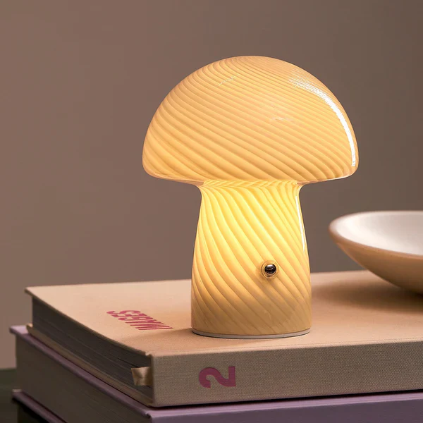 Portable Mini Glass Mushroom Lamp - Image 6