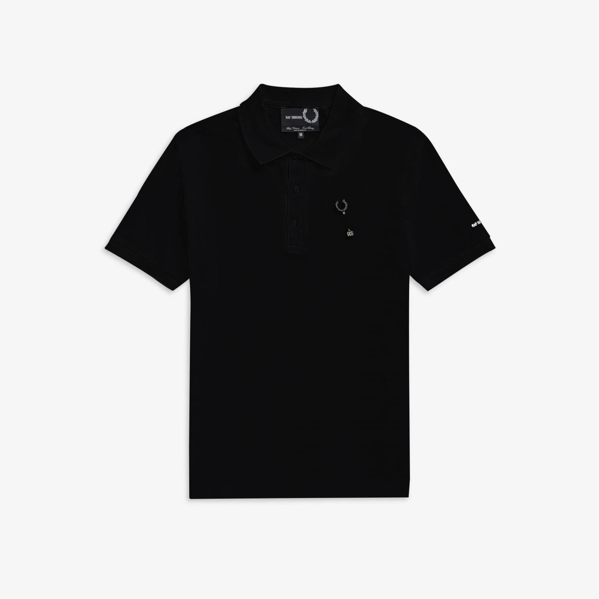 Laurel Leaf Pin Polo (Black) - Image 3