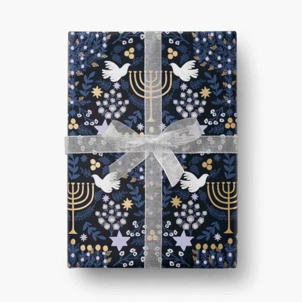 Laurel Menorah Continuous Wrap