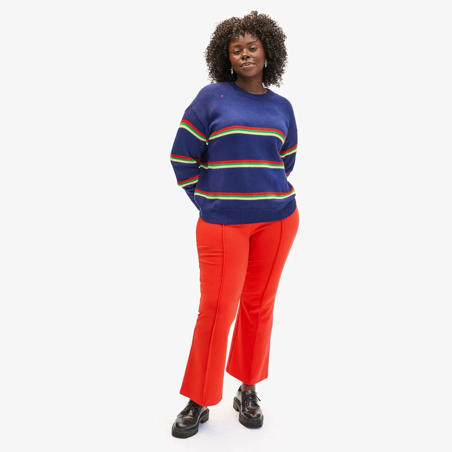 Le Flare Trouser (Poppy Red) - Image 3