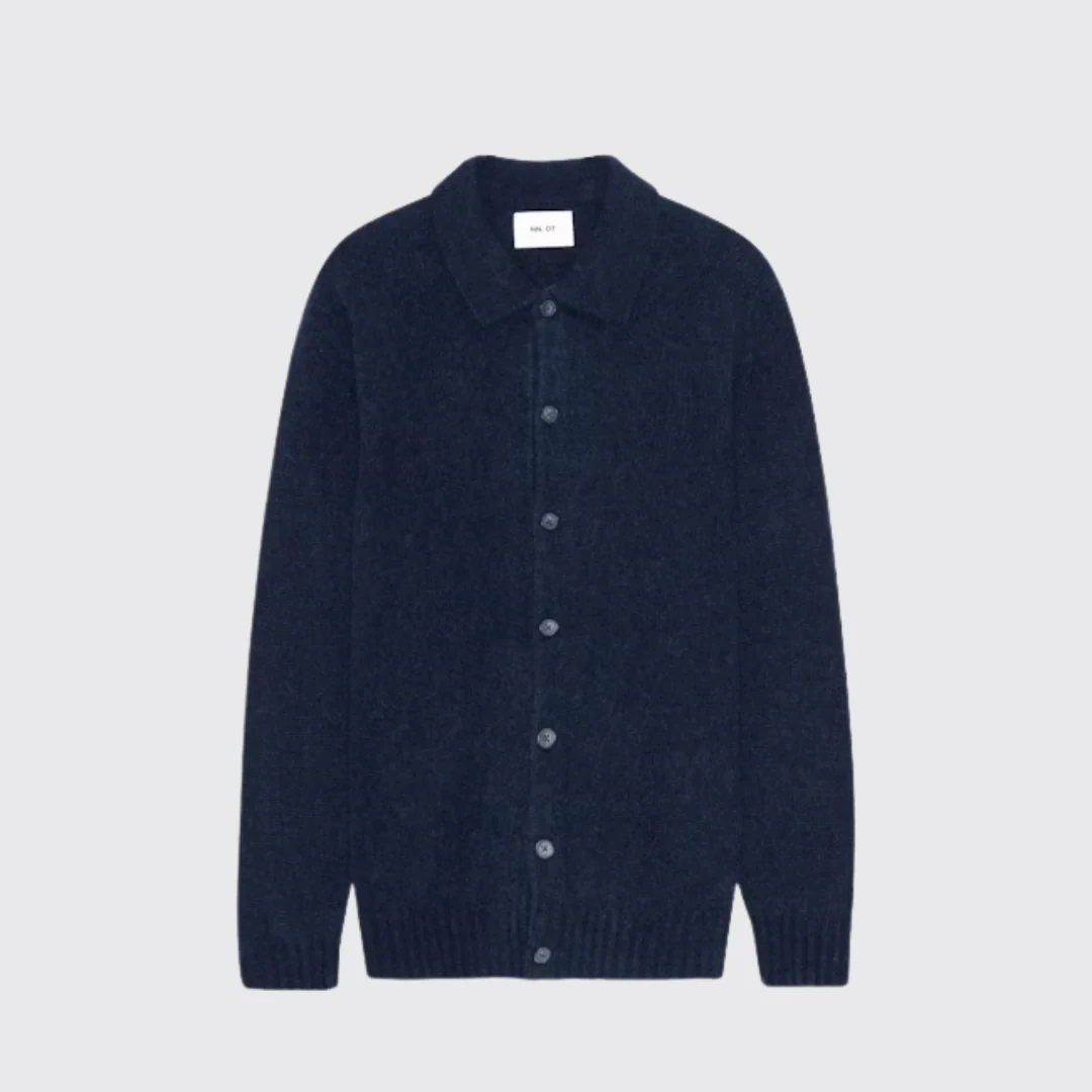 Lee 6598 Polo Cardigan (Navy Blue) - Image 4