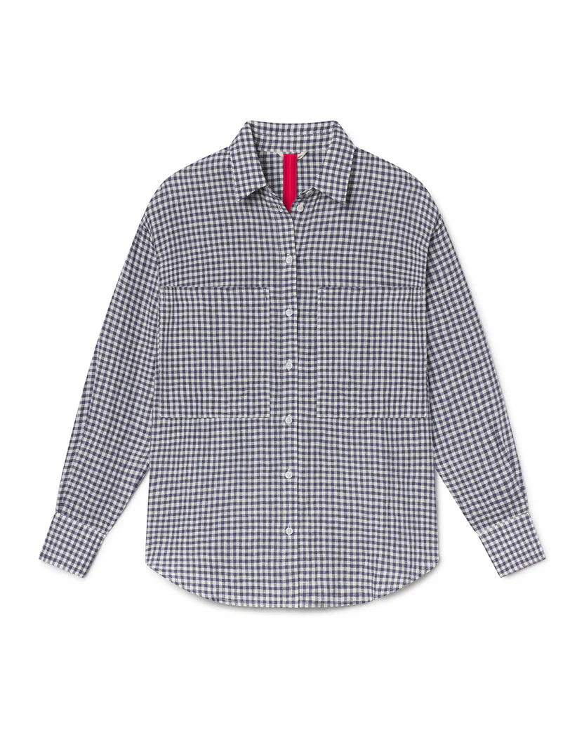 Leisure Shirt Gingham (Varsity + Coconut) - Image 4