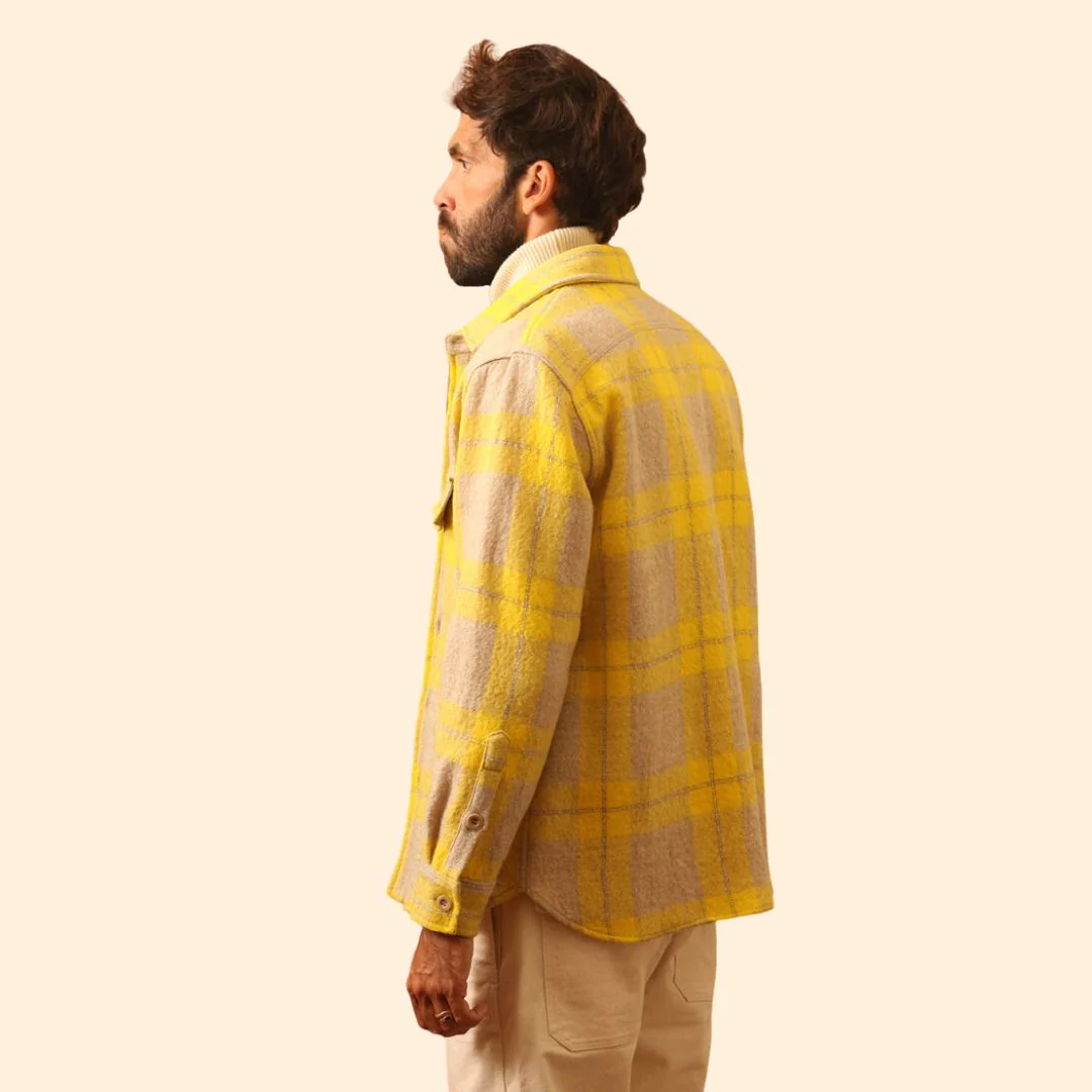 Leonard 105 Overshirt (Yellow) - Image 3
