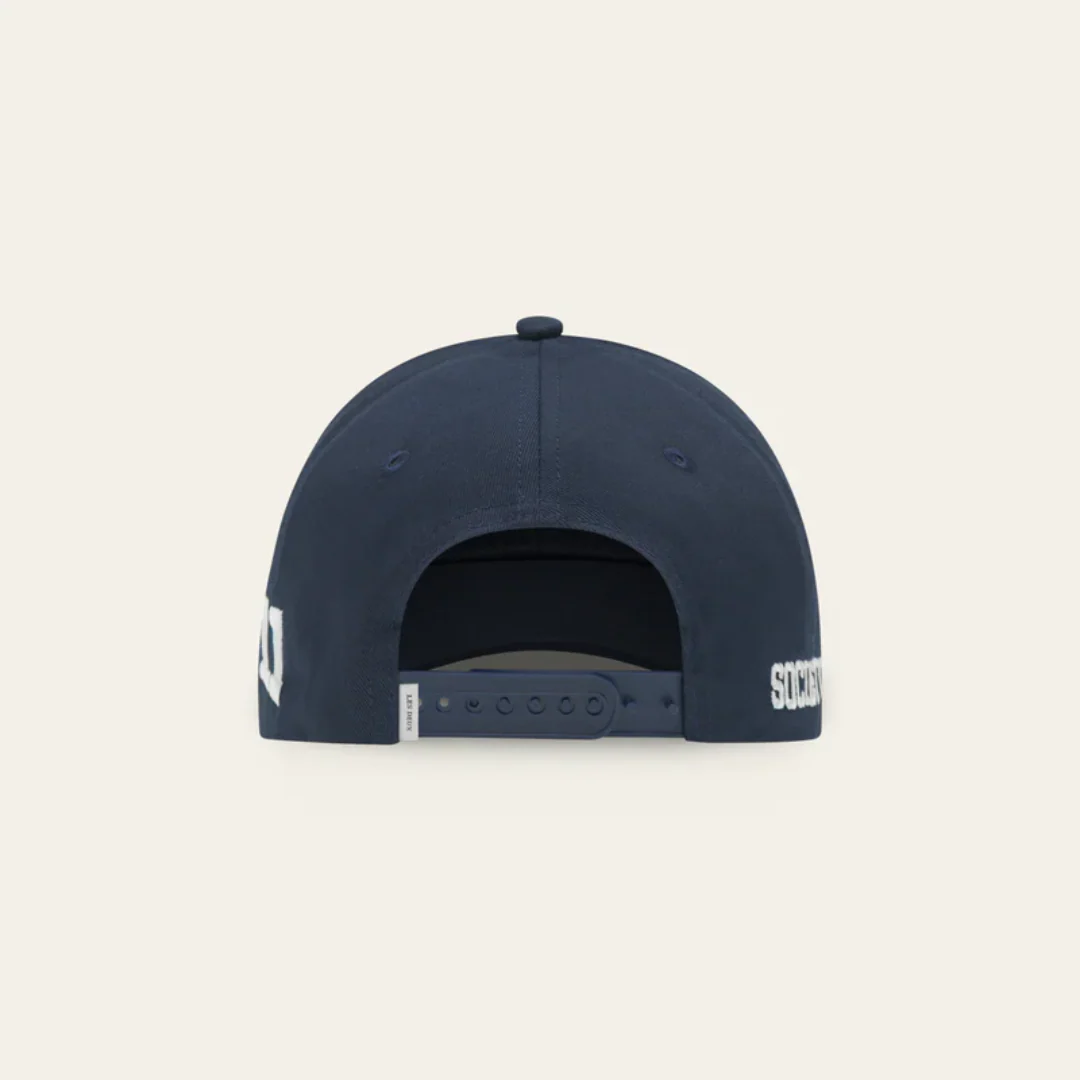 Les Deux 11 Baseball Cap (Dark Navy + White) - Image 2