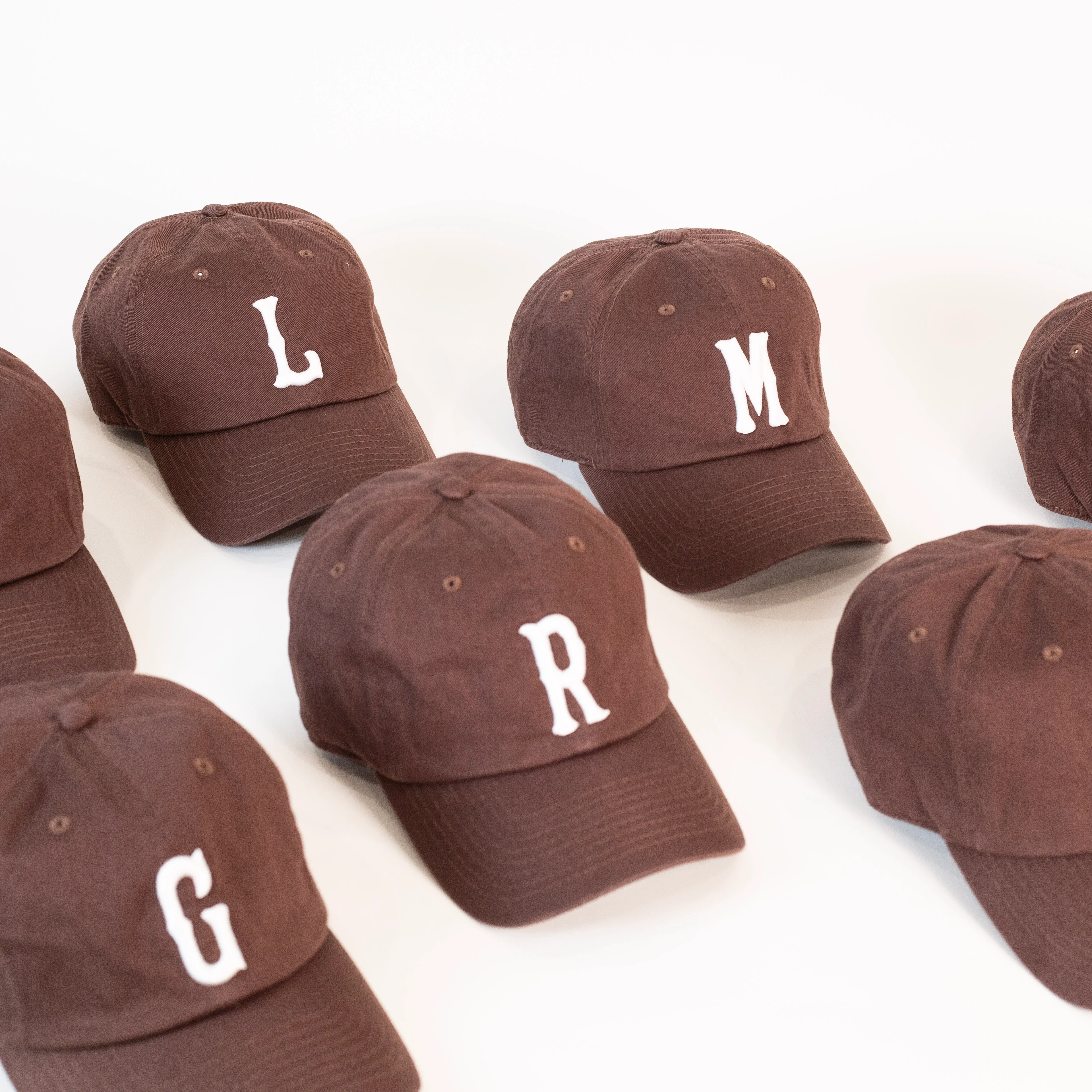 Letter Dad Hat (Brown + White Letter) - Image 4