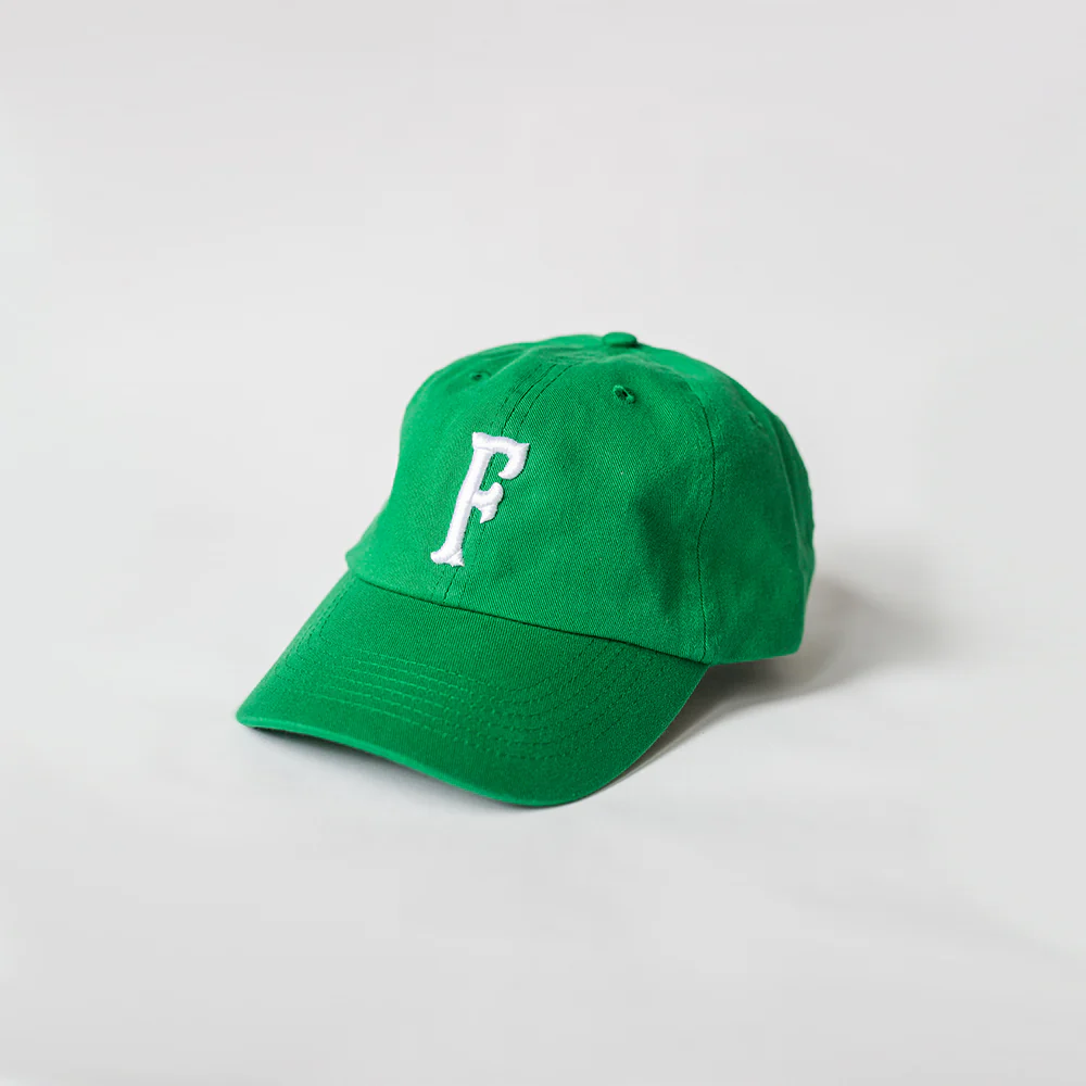 Letter F Dad Hat (Kelly Green)
