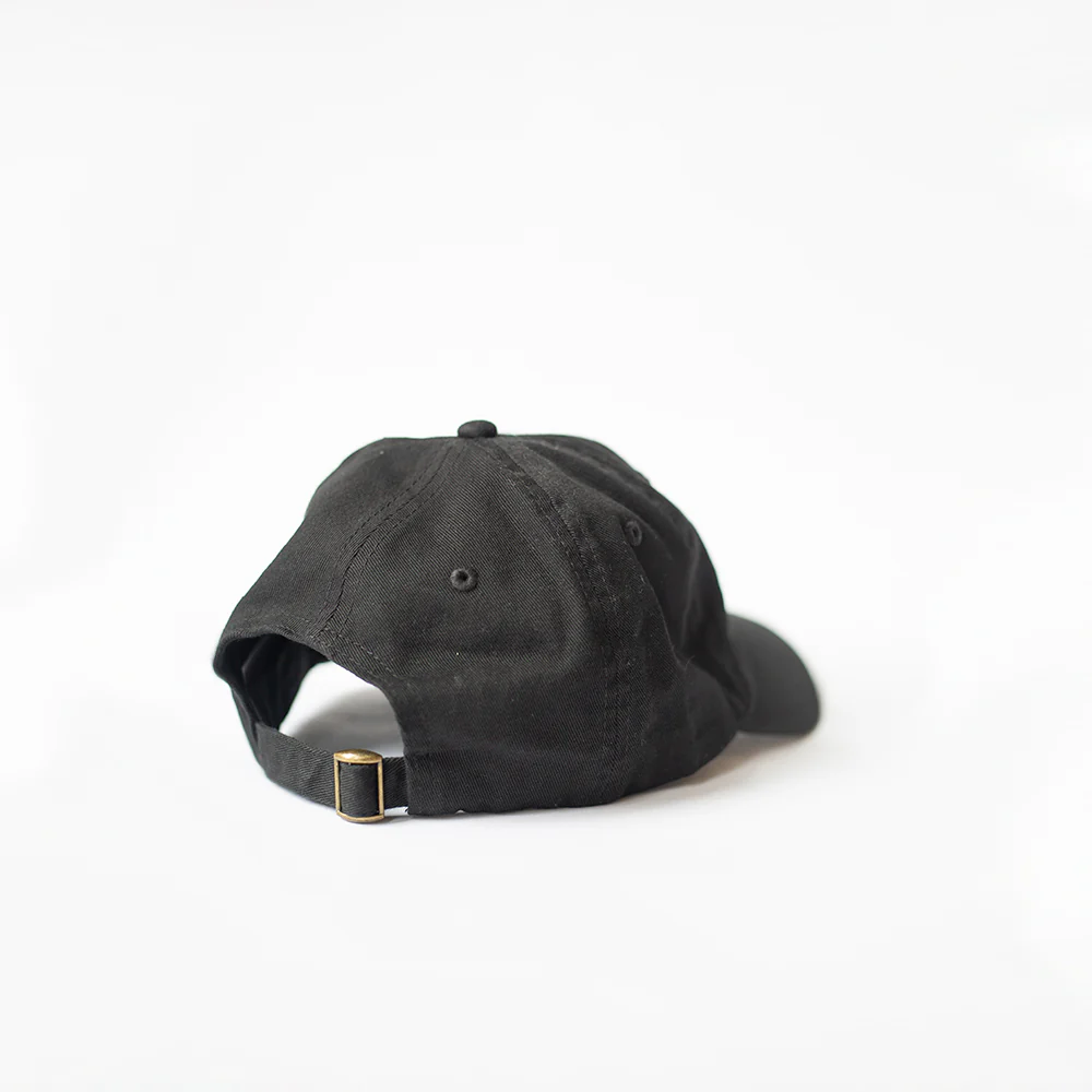 Letter P Dad Hat (Black) - Image 2