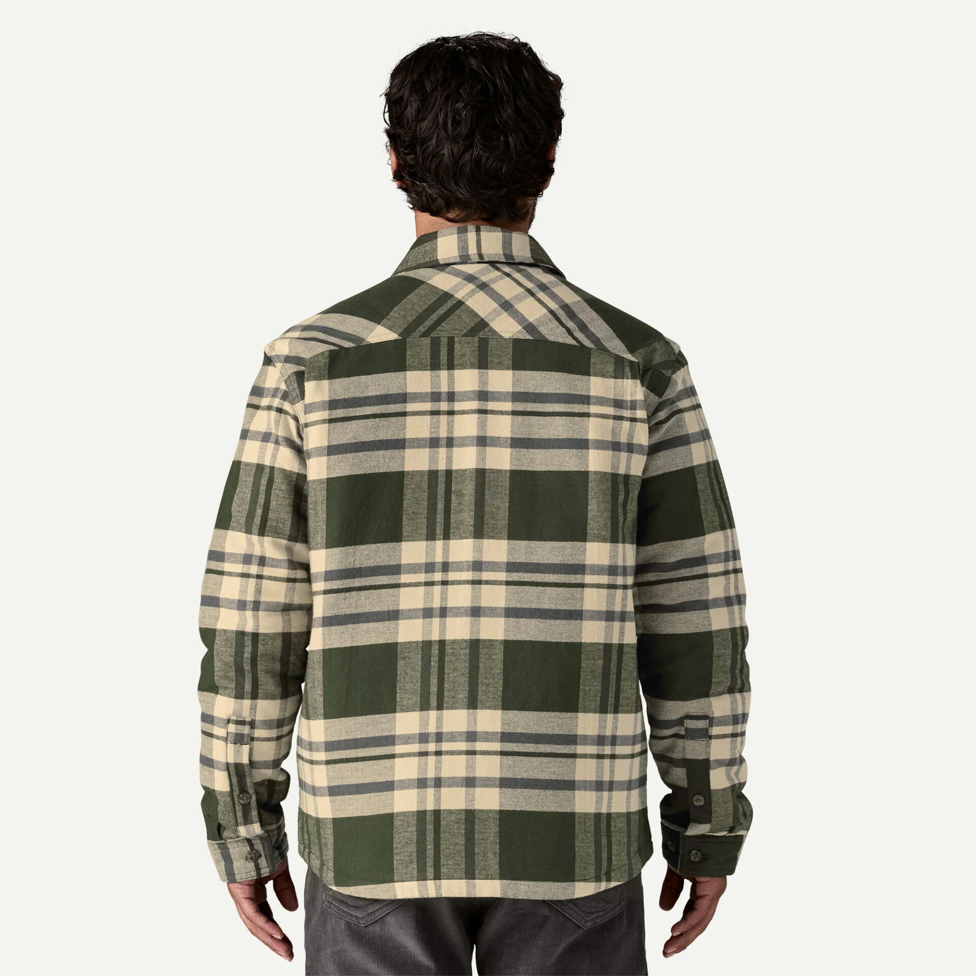 Lightweight Insulated Fjord Flannel Shirt (Ashore: Old Growth Green) - Image 2